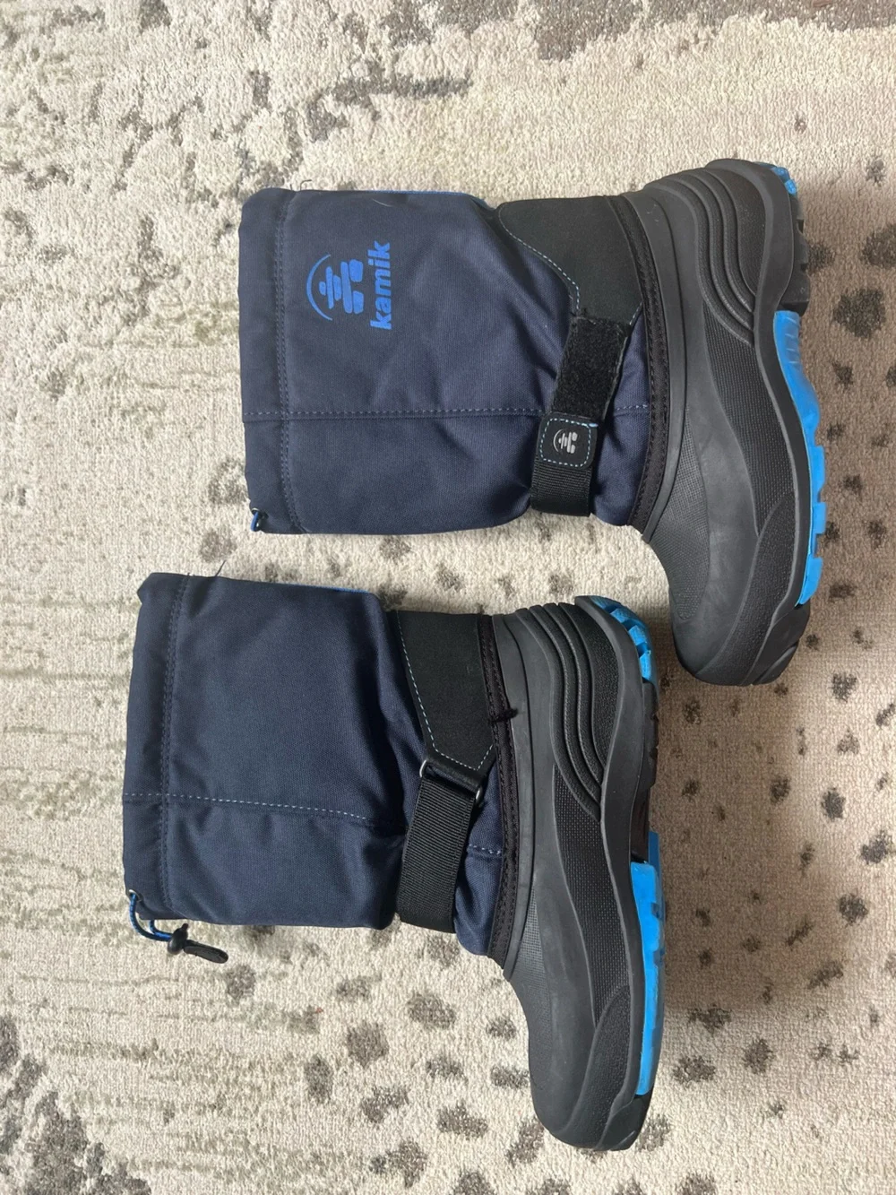 Kamik Rocket Kids’ Waterproof Winter Boots - Navy Blue